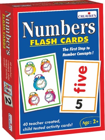 Creative Educational Aids Pre-School - Numbers Flash Cards
