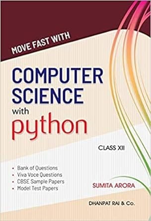MOVE FAST WITH COMPUTER SCIENCE WITH PYTHON